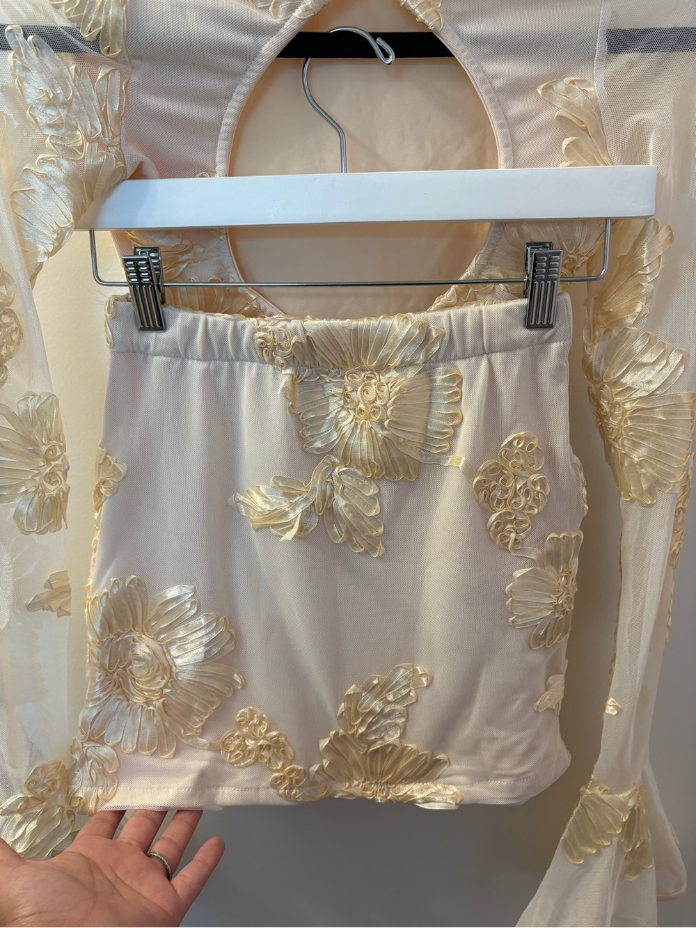Azure 2 Piece Set! Top & Skirt NWT/Size M (Fits like a small) See measurements - Picture 8 of 11